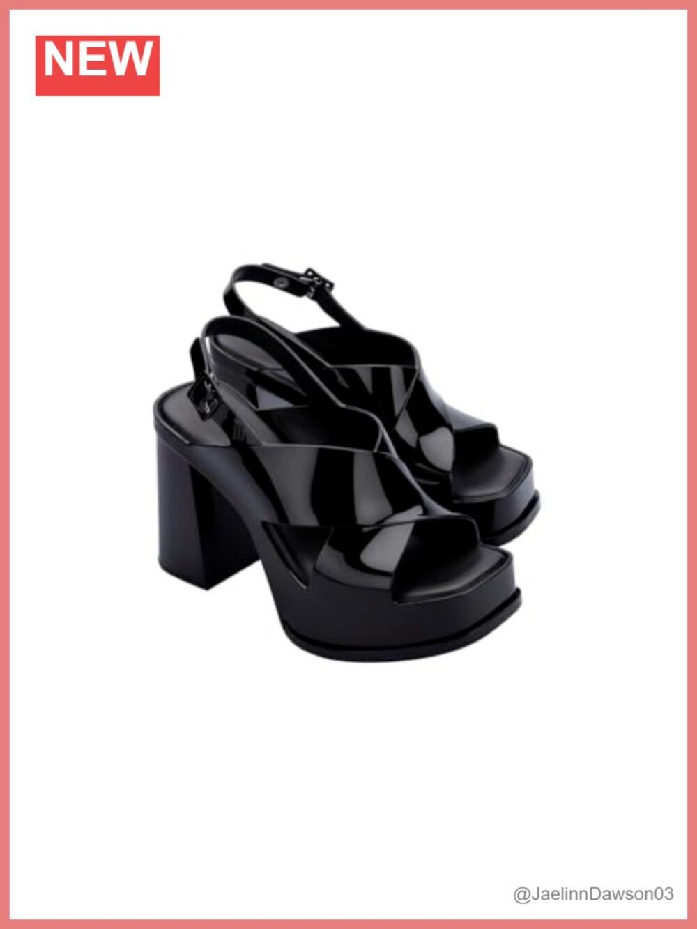 Women's Platform Heeled Sandals with Adjustable Straps
